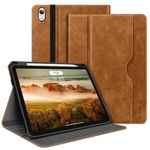 Protective Vegan Leather Folio Case for iPad Air 13" M3/M2  Multi-Angle Stand